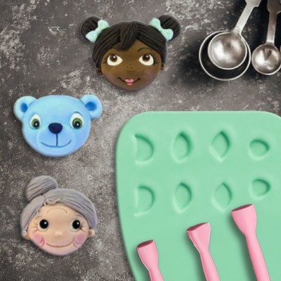 Набор для моделирования кондитерских украшений Доляна «Глаза», 3 шт