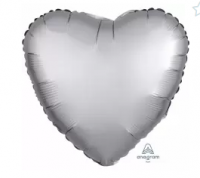 Фольгированный  шар"Сердце" 18" Сатин Azure