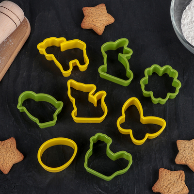 Набор форм для вырезания печенья Доляна «Празднование пасхи», 8 шт, цвет МИКС