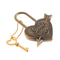 Замок резной «Вместе навсегда» сердце, 4,5 х 8 см