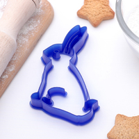 Форма для вырезки теста "Зайчик", цвет МИКС