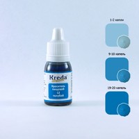 Краситель пищевой кондитерский гелевый Kreda Decor, голубой, 10 г