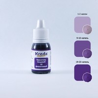 Краситель пищевой кондитерский гелевый Kreda Decor, фиолетовый, 10 г