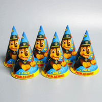 Щенячий патруль. Бумажная посуда «С Днем Рождения!», набор на 6 персон, PAW Patrol