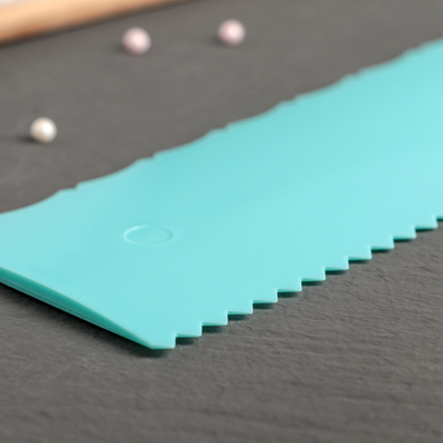 Шпатель кондитерский Доляна «Узор», двойной, 25,5×7,5 см