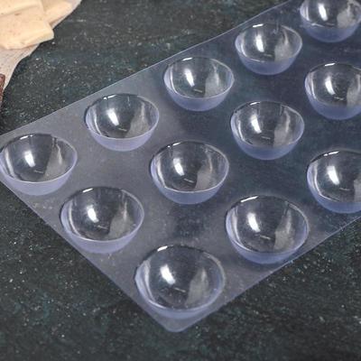 Форма для шоколада «Полусфера», 22×13 см, 15 ячеек (d=3 см)