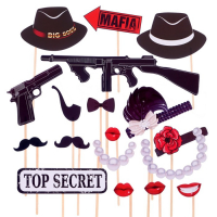 Набор для фотосессии "Mafia Party"