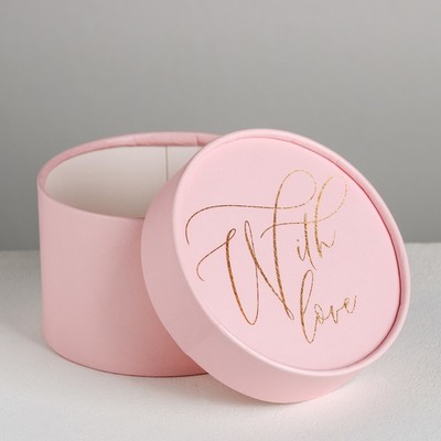 Коробка подарочная With love, 12 х 8 см