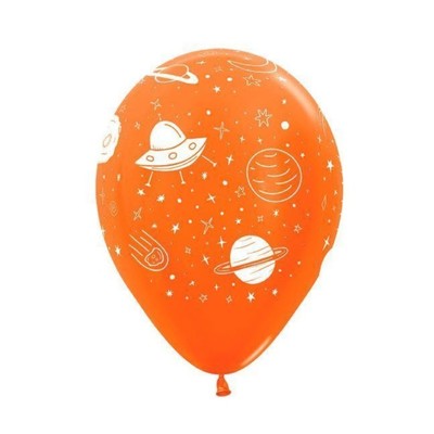 Шар латексный 12" «Космос», металл