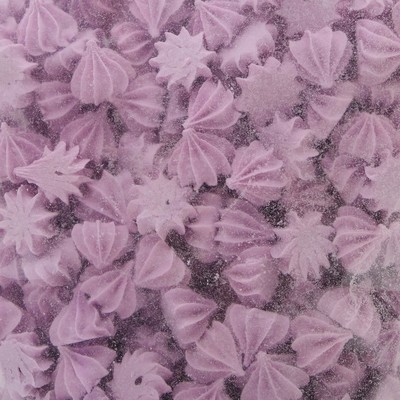 Сахарные кондитерские изделия "Мини-безе", сиреневые, 50 г