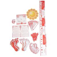 Набор свадебный "Выкуп невесты" красная рамка