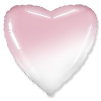 Шар фольгированный 18" «Градиент», сердце, розовый