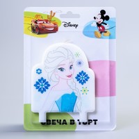 Свеча в торт «Эльза», Холодное сердце, 80 х 100 мм