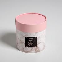 Набор шляпных коробок эконом-класс 2 в 1 «Мрамор», 12 х 12, 15 х 15 см