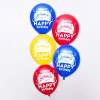 Воздушные шары "С Днем Рождения", Тачки, 