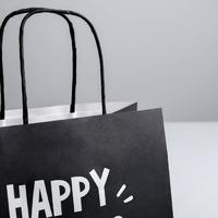 Пакет подарочный Happy, 22 х 22 х 11 см