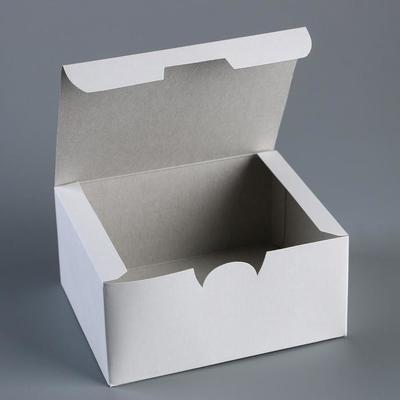 Коробка самосборная "Белый" 14,5 х 11,5 х 7см