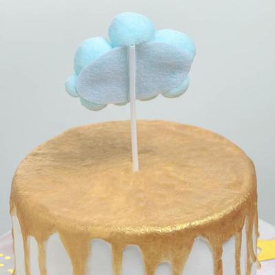 Топпер для торта «Облачко», 17×9 см, цвет МИКС