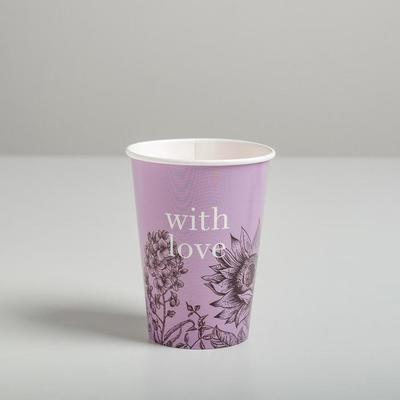 Стаканчик для цветов With love, 11 х 8,5 см
