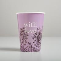 Стаканчик для цветов With love, 11 х 8,5 см