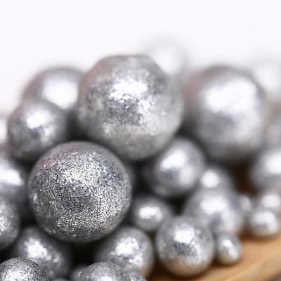 Драже зерновое в цветной кондитерской глазури «блеск» Серебро 50 г