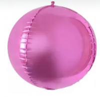 Шар (24''/61 см) Сфера 3D, Розовый