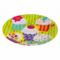 Бумажные тарелки "Пирожные", 6 шт