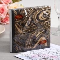 Салфетки бумажные Gold decor «Золотой орнамент», 3 слоя, 33*33 см, 20 шт.
