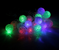 Гирлянда с насадкой “Шарики” 5 м, 20 ламп, разноцветная