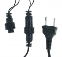 Гирлянда "Метраж" 10 м, нить темная, 220V, белый теплый