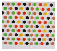 Скатерть 108*180 "Цветные горошки"