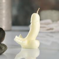 Свеча фигурная "Фаворит с крыльями" молочное 7,5см