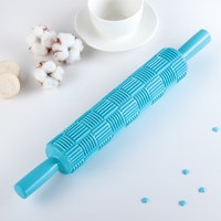 Скалка кондитерская «Рельеф», 37 см, фактурная
