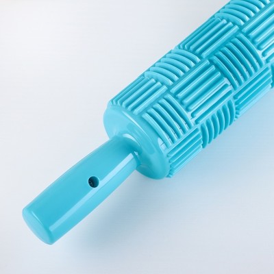 Скалка кондитерская «Рельеф», 37 см, фактурная