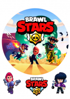 Съедобная картинка "Brawl Stars" Бравл Старс №2