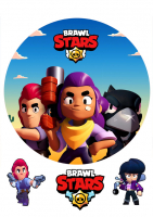 Съедобная картинка "Brawl Stars" Бравл Старс №3