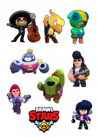 Съедобная картинка "Brawl Stars" Бравл Старс №5