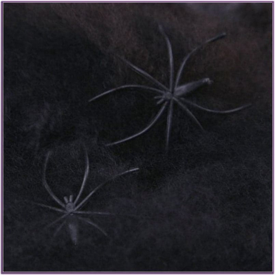 Паутина декоративная, чёрная