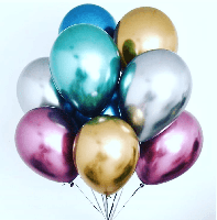 Воздушный шар "Хром" 12" ассорти