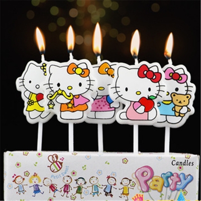 Свечи "Hello Kitty", фигурки