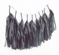 Гирлянда Тассел, Серый 2 м, 10 листов