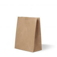 Бумажные пакеты крафт с прямоугольным дном, 180*120*290 мм