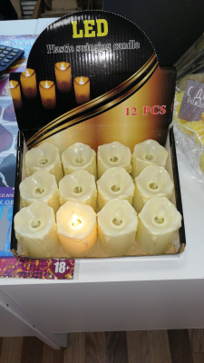 Декоративная LED свеча на батарейках,1 шт