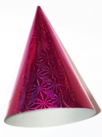 Колпак БОЛЬШОЙ голография розовый