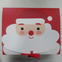 Новогодняя коробка "Дед Мороз", 300х250х80 мм