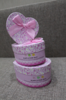 Коробка розовая, в виде сердца