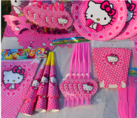 Набор посуды для праздника "Hello Kitty" 