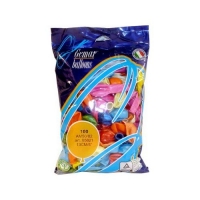 Воздушные шарики 5'', (12 см), цвета ассорти, 1 шт