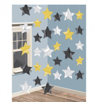 Декоративная подвеска, Голливудская звезда, 210 см, 6 шт.