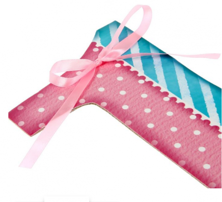 Цифра интерьерная "1" девочка